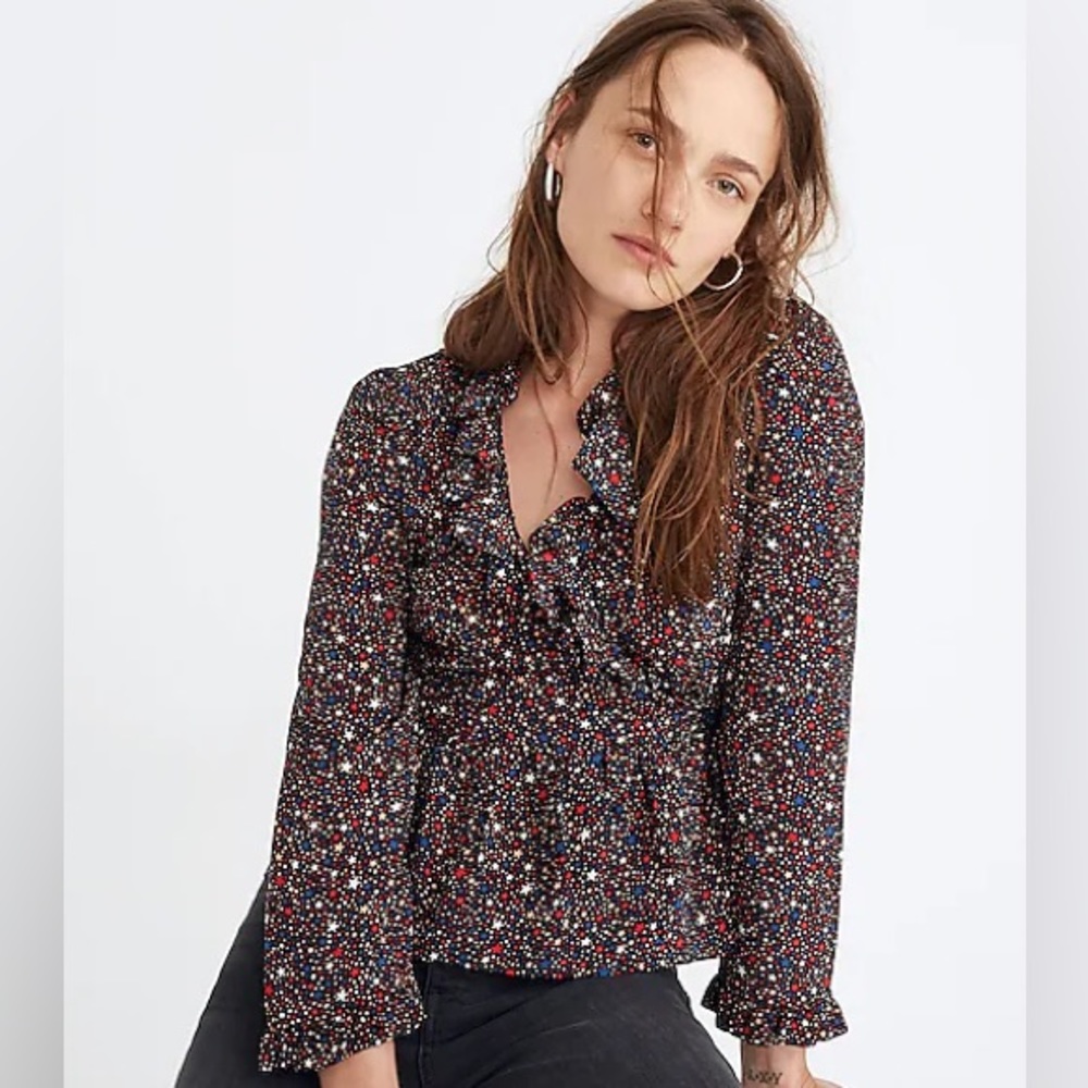 Madewell Star Wrap Top